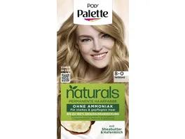PALETTE NATURALS Permanente Haarfarbe 8 0 Hellblond