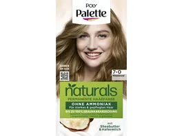 PALETTE NATURALS Permanente Haarfarbe 7 0 Mittelblond