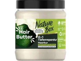 NATURE BOX Hair Butter 4 in 1 Haarkur Tiefenreparatur Mit Avocadooel