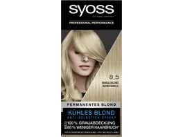 syoss Coloration Permanentes Blond 8 5 Vanilleblond