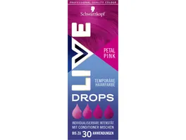 LIVE Drops Petal Pink temporaere Haarfarbe