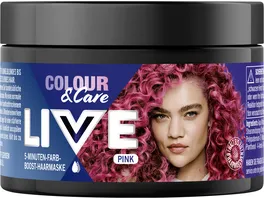 Schwarzkopf LIVE Colour Care 5 Minuten Farb Boost Haarmaske Pink