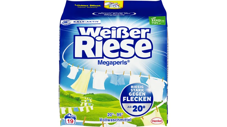 Universal online bestellen Megapearls Riese MÜLLER Weißer Vollwaschmittel |