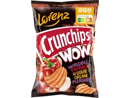 Crunchips Wow Paprika Sour Cream 110g
