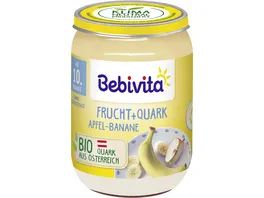 Bebivita Frucht und Joghurt Quark DUO Apfel Banane Quark