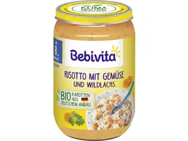 Bebivita Menues ab 8 Monat Risotto mit Gemuese und Wildlachs