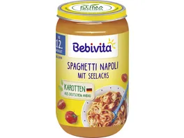 Bebivita Menues Spaghetti Napoli mit Seelachs 250g
