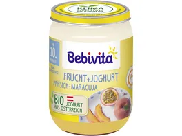 Bebivita Bio Frucht Joghurt Pfirsich Maracuja