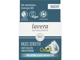 lavera BASIS SENSITIV Anti Falten Nachtcreme Q10