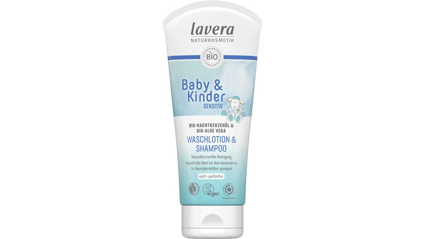 lavera BABY & KINDER Sensitiv Waschlotion & Shampoo