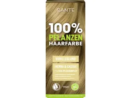 SANTE 100 Pflanzen Haarfarbe Vanilleblond