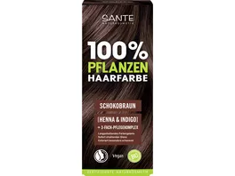 SANTE 100 Pflanzen Haarfarbe Schokobraun