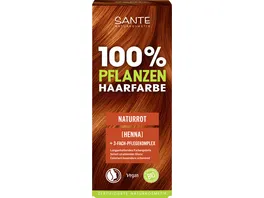 SANTE 100 Pflanzen Haarfarbe Naturrot