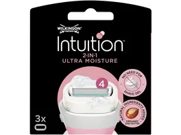 WILKINSON SWORD Intuition 2in1 Ultra Moisture 3er Klingen