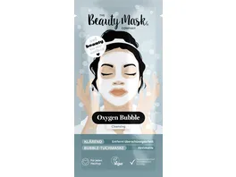 The Beauty Mask Company Bubble Tuchmaske Aktivkohle Oxygen