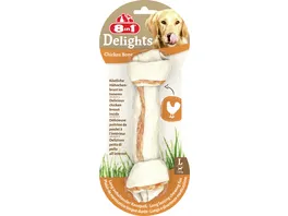 8in1 Delights Chicken Bone L Hundesnack