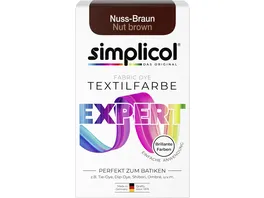 Simplicol Textilfarbe Expert Nuss Braun