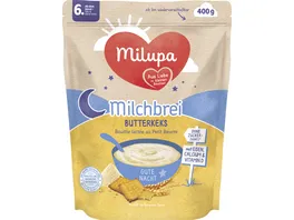 MILUPA Milchbrei Butterkeks Gute Nacht ab dem 6 Monat 400G