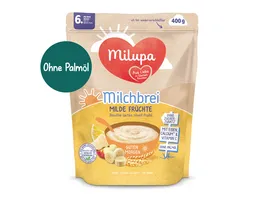 MILUPA Milchbrei Milde Fruechte Guten Morgen ab dem 6 Monat