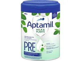 Aptamil Milk Plants Anfangsnahrung Pre von Geburt an 800g