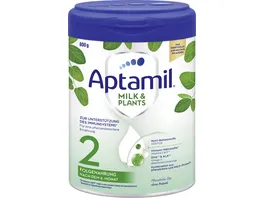 Aptamil Milk Plants Folgenahrung 2 ab dem 6 Monat 800g