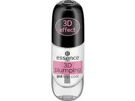 essence top coat gel effect 3D plumping