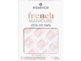 essence french MANICURE click on nails
