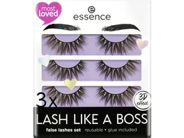 essence 3x LASH LIKE A BOSS false lashes set