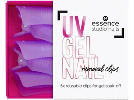 essence studio nails UV GEL NAIL removal clips
