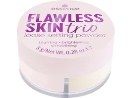 essence FLAWLESS SKIN trio loose setting powder