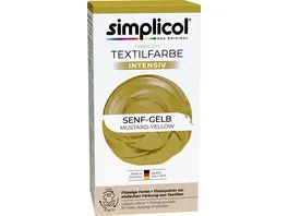 Simplicol Textilfarbe Intensiv Senf Gelb