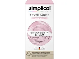 simplicol Textilfarbe intensiv Strawberry Cream