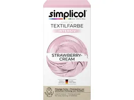 simplicol Textilfarbe intensiv Strawberry Cream
