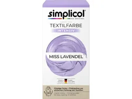 Simplicol Textilfarbe Intensiv Miss Lavendel