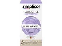 Simplicol Textilfarbe Intensiv Miss Lavendel