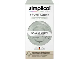 Simplicol Textilfarbe Intensiv Salbei Gruen