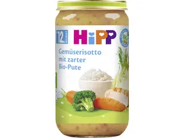 HiPP Menues Gemueserisotto mit zarter Bio Pute