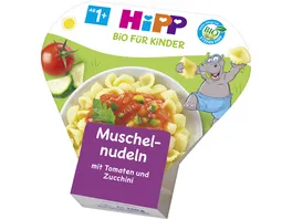 HiPP Schalenmenues Muschelnudeln mit Tomaten und Zucchini 250 g
