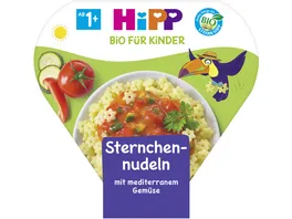 HiPP Bio fuer Kinder Sternchennudeln mit mediterranem Gemuese