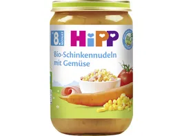 HiPP Menues Bio Schinkennudeln mit Gemuese