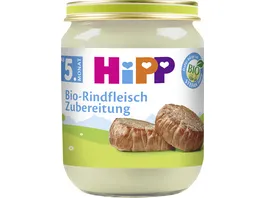 HiPP Bio Rindfleisch Zubereitung