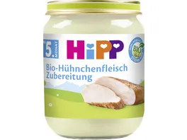 HiPP Bio Huehnchenfleisch Zubereitung