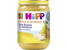 HiPP Bio Frucht und Getreide Birne Banane mit Zwieback