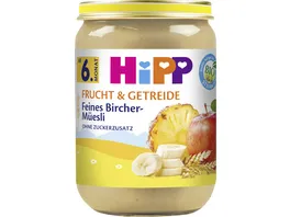 HiPP Frucht und Getreide Bio Feines Bircher Muesli