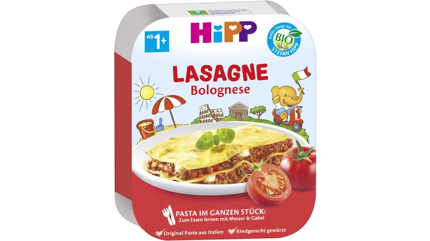 HiPP Bio für Kinder Pasta im ganzen Stück - Schalenmenüs