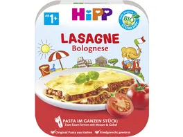 HiPP Bio fuer Kinder Pasta im ganzen Stueck Schalenmenues