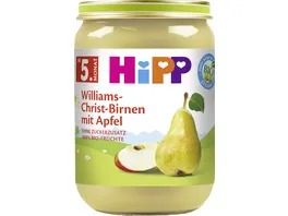 HiPP Bio Fruechte Williams Christ Birnen mit Apfel