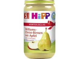 HiPP Bio Fruechte Williams Christ Birnen mit Apfel