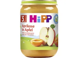HiPP Bio Fruechte Aprikose in Apfel