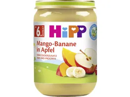 HiPP Bio Fruechte Mango Banane in Apfel